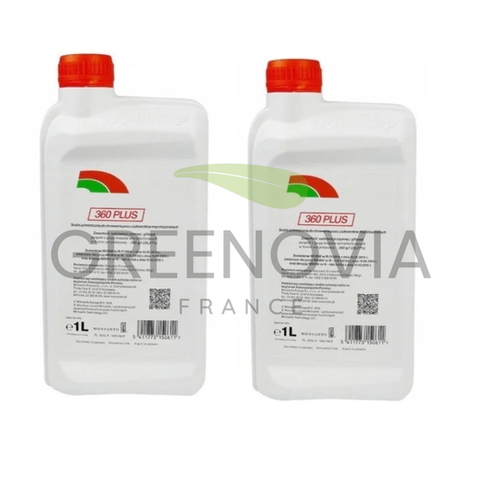 ROUNDUP® 360 Plus 2L - Désherbant Polyvalent Jardin et Extérieurs